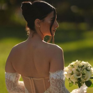 זר כלה קאלות ורדים ופלוקס