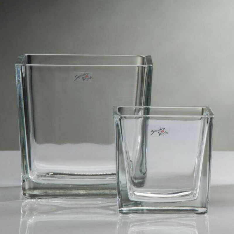 אגרטל קוביה שקופה