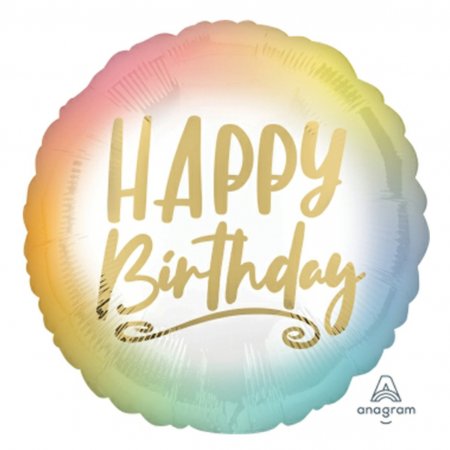 בלון מיילר ליום הולדת בצבעי קשת