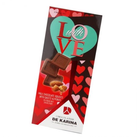 שוקולד חלב ושקדים