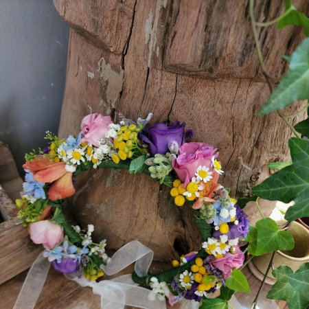 כתר צבעוני לראש