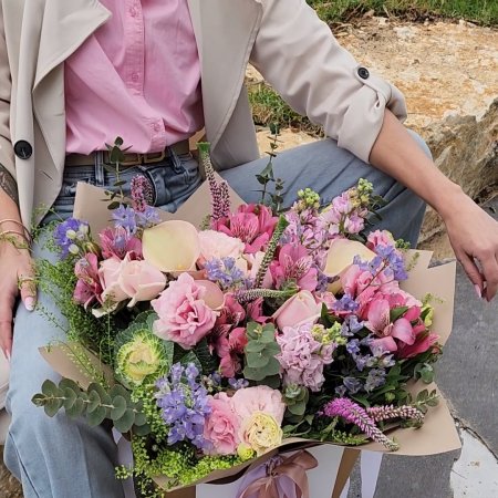 איזבל ענק ורודים וסגולים