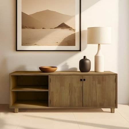 מזנון וינה | 2 מגירות ומדף