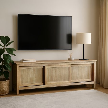 מזנון וינה | 3 דלתות עץ הזזה