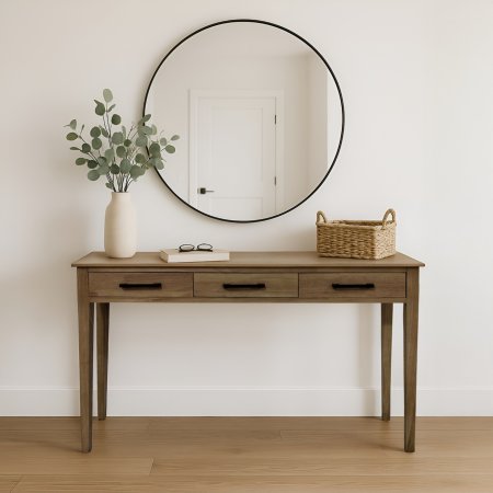 קונסולה עץ וינה | 3 מגירות