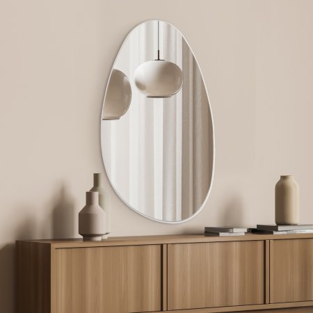 מראה טיפה | לבן